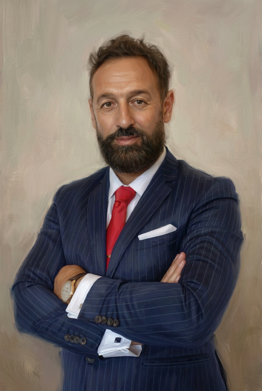 Ritratto editoriale di Christian Fazio, founder di Kresius SAGL